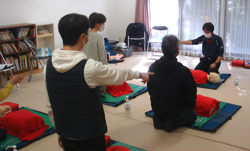 普通救命講習会_実技実施AED