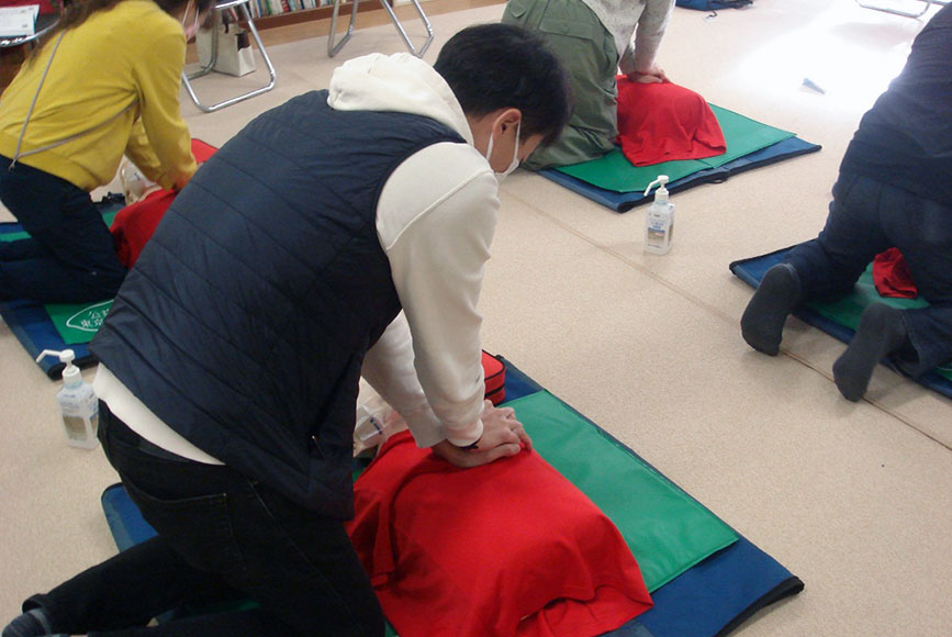 普通救命講習会_実技実施心肺蘇生