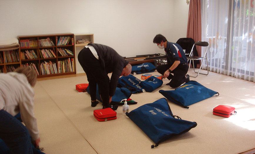 普通救命講習会_撤収