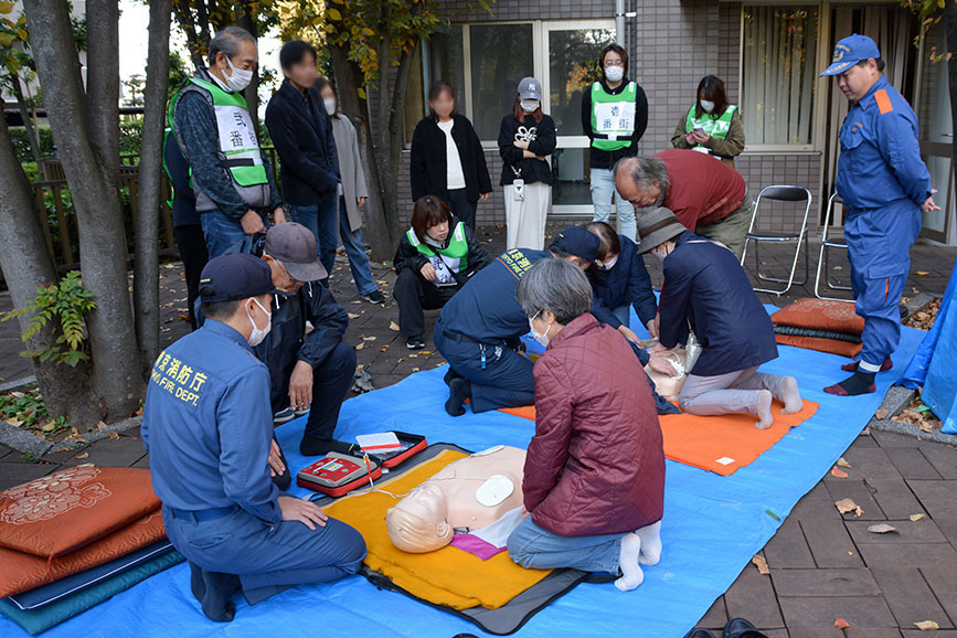 自衛消防訓練_応急救護・AED操作