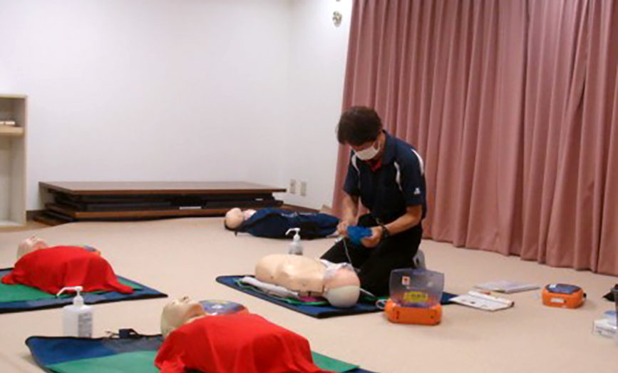 普通救命講習会_講師実演