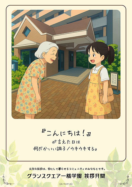 挨拶月間ポスター