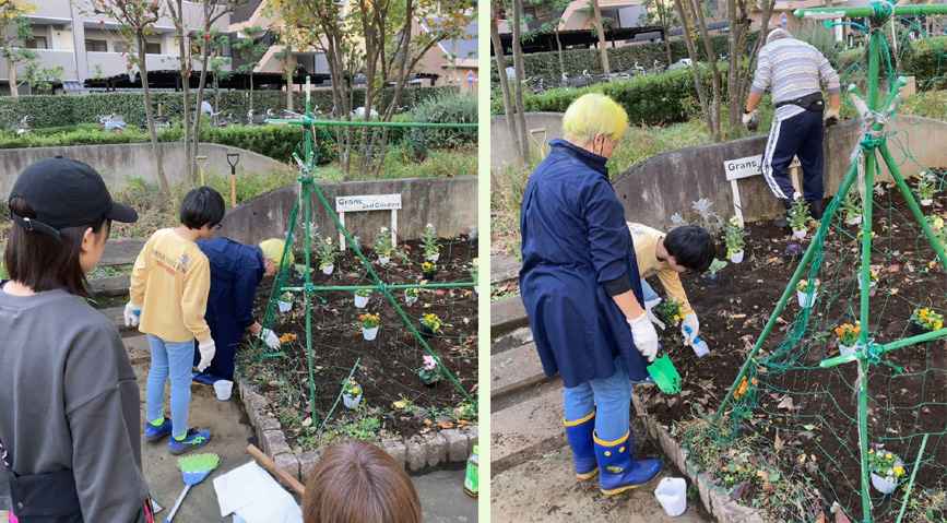 写真：植替え前の様子